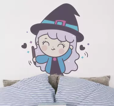 Nálepka pre deti očarujúca čarodejnica - Tenstickers