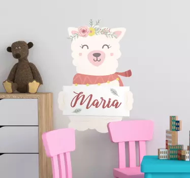 Nálepka pre deti roztomilé zvieracie držanie značky - Tenstickers