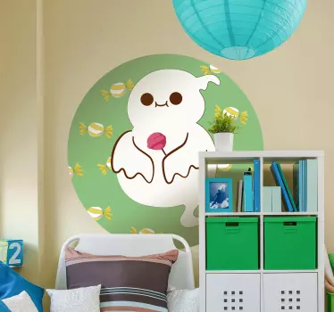 Nálepka pre deti roztomilý cukrový duch - Tenstickers