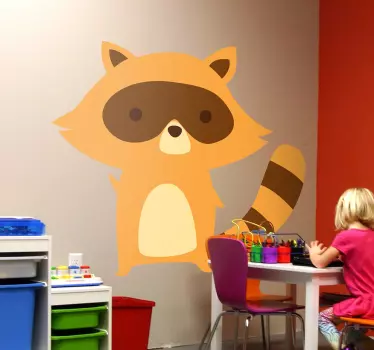 Nálepka pre deti roztomilý ježko charakter - Tenstickers