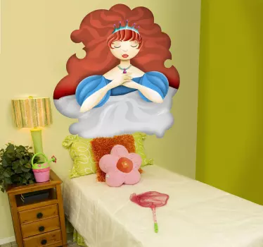 Nálepka pre deti s dizajnom princeznej - Tenstickers