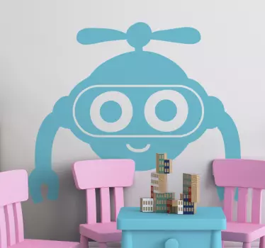 Nálepka pre deti s dizajnom robotických postáv - Tenstickers