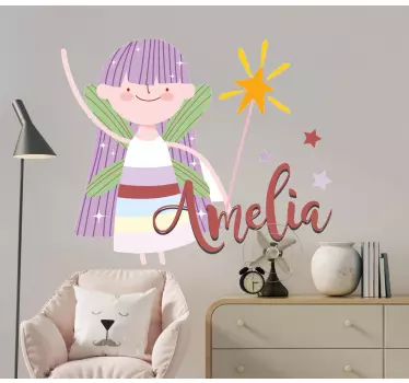 Nálepka pre deti s ilustráciou rozprávkových postáv - Tenstickers