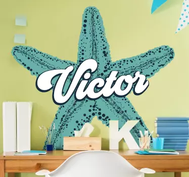 Nálepka pre deti s menom hviezdica - Tenstickers