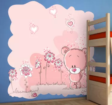 Nálepka pre deti s plyšovým medveďom - Tenstickers
