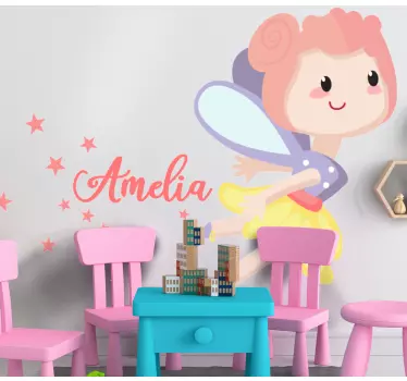 Nálepka pre deti s rozprávkovou vílou - Tenstickers