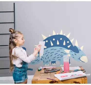 Nálepka pre deti s roztomilým dinosaurom - Tenstickers