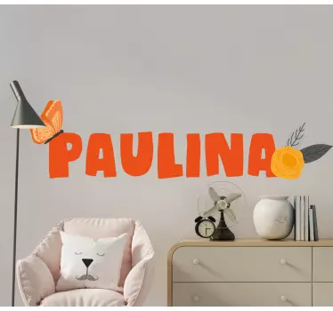 Nálepka pre deti s vlastným menom - Tenstickers
