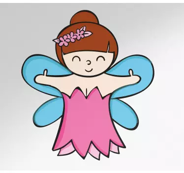 Nálepka pre deti Šťastná víla - Tenstickers