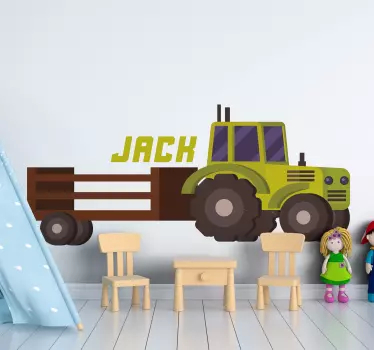 Nálepka pre deti traktor pre deti - Tenstickers