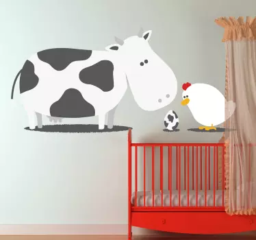 Nálepka pre kravy a kuracie deti - Tenstickers