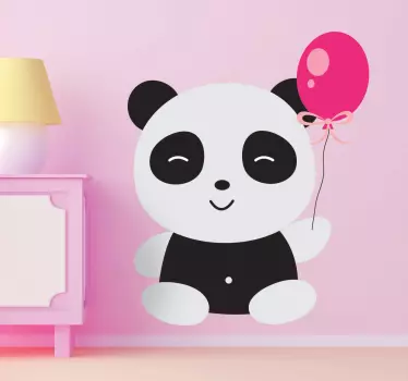 Nálepka roztomilej panda - Tenstickers