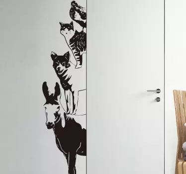 Nálepka s hudobníkmi z brém - Tenstickers
