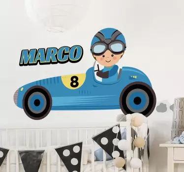 Nálepka s ilustráciou pre osobné deti - Tenstickers