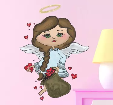 Nálepka s malým anjelom pre deti - Tenstickers