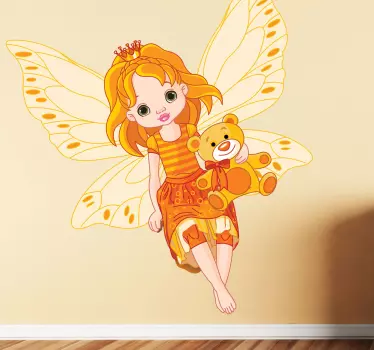 Nálepka s motívom oranžovej rozprávky pre deti - Tenstickers