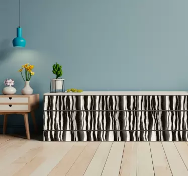 Nálepka s nábytkom zebra - Tenstickers