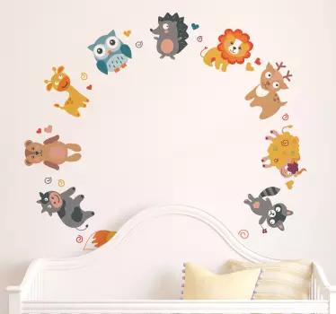 Nálepka s nálepkami na krúžky pre deti - Tenstickers