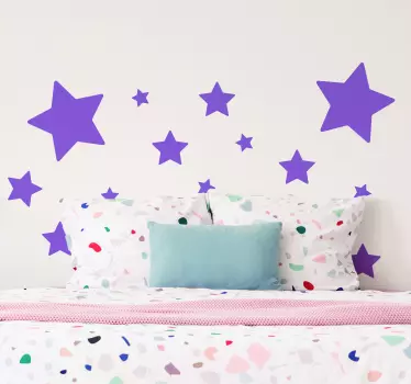 Nálepka s priestorom pre rôzne veľkosti hviezd - Tenstickers