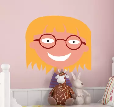 Nálepka s úsmevom na okuliare - Tenstickers