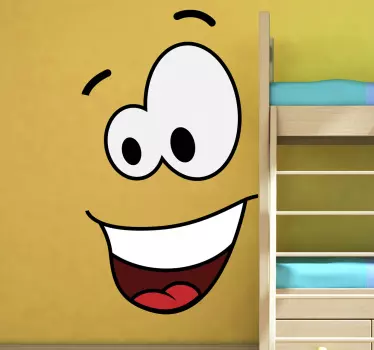 Nálepka šťastnej tváre - Tenstickers