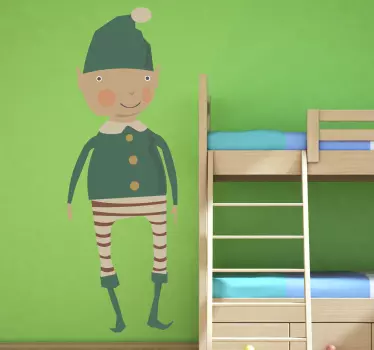 Nálepka vianočných škriatkov - Tenstickers