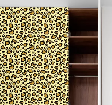 Nálepky na nábytok s potlačou leopardieho kože - Tenstickers
