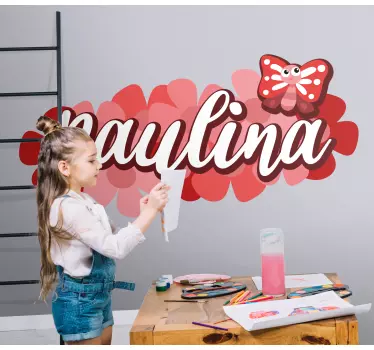 Nálepku s vlastným dizajnom motýľa - Tenstickers