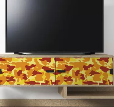 Nálepky na nábytok s camo vzorom - Tenstickers