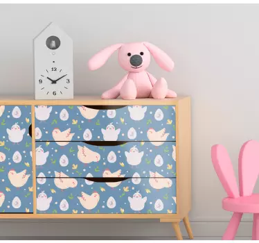 Nálepky na nábytok s pôvabnými zvieracími vzormi - Tenstickers