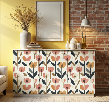 nálepky na nábytok tulipány - Tenstickers