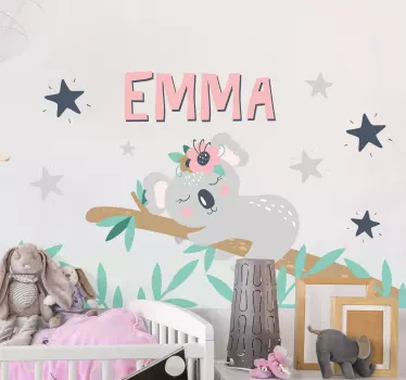Nálepka pre bábätko koala sníva - Tenstickers