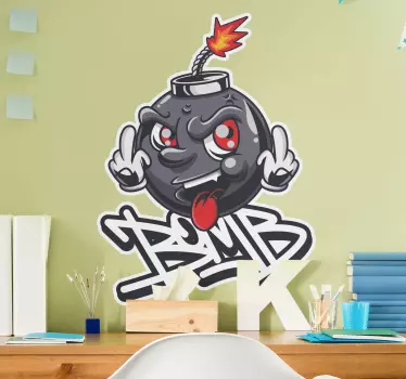 nalepky na stenu zvierata kreslené postavičky z bomby - Tenstickers