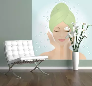 Nálepka estetická relaxačný kúpeľný zážitok - Tenstickers