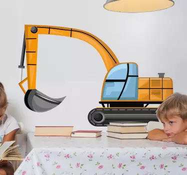 Nalepky na stenu zvieratá s témou bagra - Tenstickers