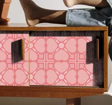 Obtisky love design kallac na nábytok - Tenstickers