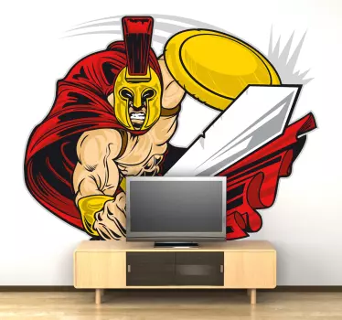 Ozdobná nálepka spartan - Tenstickers