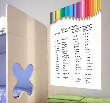 Pastelka dizajnová tabuľa - Tenstickers