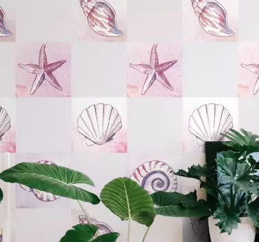Prenos dlaždíc morského života - Tenstickers