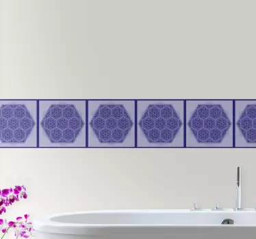 Prenos dlaždíc so vzorom veľkého šesťuholníka - Tenstickers