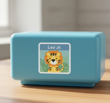 Nálepka pre deti s vlastným levom - Tenstickers