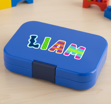 Nálepka pre deti s vlastným hravým písmom - Tenstickers