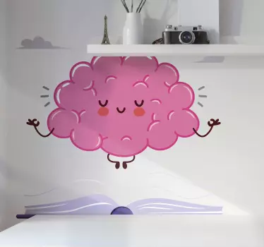Relaxovať mozog nálepku na stenu - Tenstickers