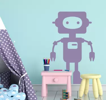 Robot skriňa ilustrácie nástenné umenie obtlačky - Tenstickers