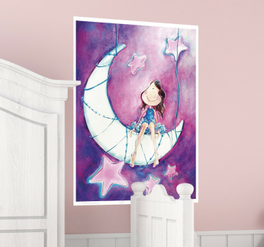 Samolepka lol malone kids moon - Tenstickers