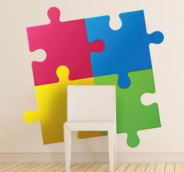 Samolepka na stenu puzzle - Tenstickers