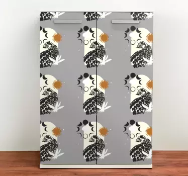 Nálepky na nábytok astro leopard dizajn - Tenstickers