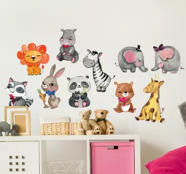 Samolepky na ilustráciu pre zvieratá pre zvieratá - Tenstickers
