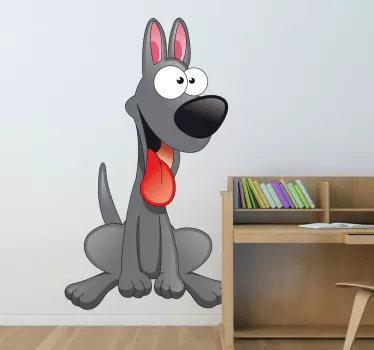 Sivá nálepka na stenu - Tenstickers
