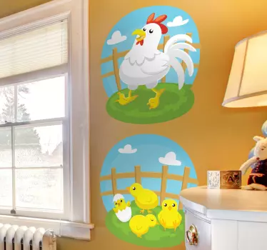 Sliepka s nálepkou pre mláďatá - Tenstickers